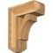 Ekena Millwork Westlake Craftsman Rough Sawn Bracket w/ Offset Brace, Western Red Cedar, 8"W x 20"D x 24"H BKT0806X20X24WTL04RWR - alternate 1
